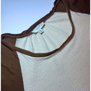 Umgee Womens 2XL Boho Hippie Waffle Knit Balloon Sleeve Raglan Top Festival